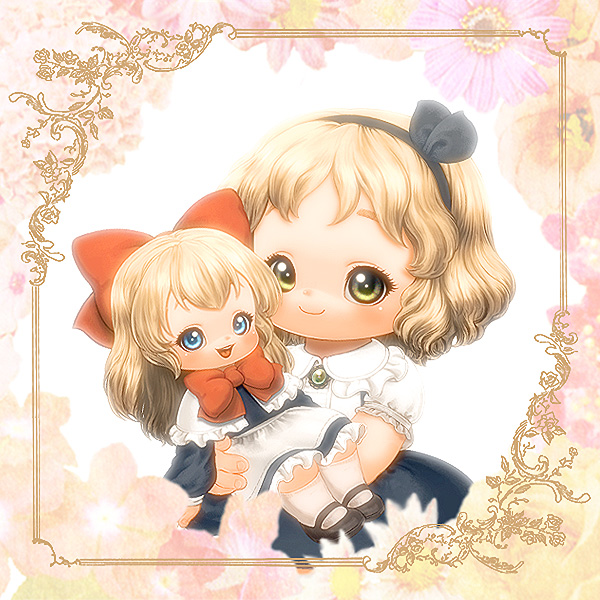 alice margatroid and shanghai doll (touhou) drawn by souri