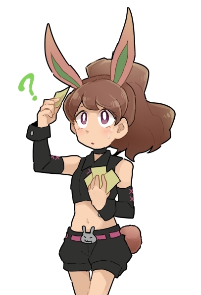 kodama fumika and bunny mint (youkai watch) drawn by chiimako