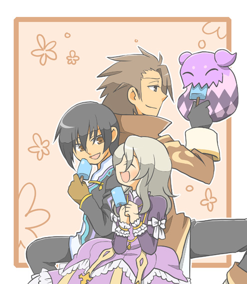 jude mathis, alvin, elize lutus, and teepo (tales of and 1 more) drawn by nu_tarou