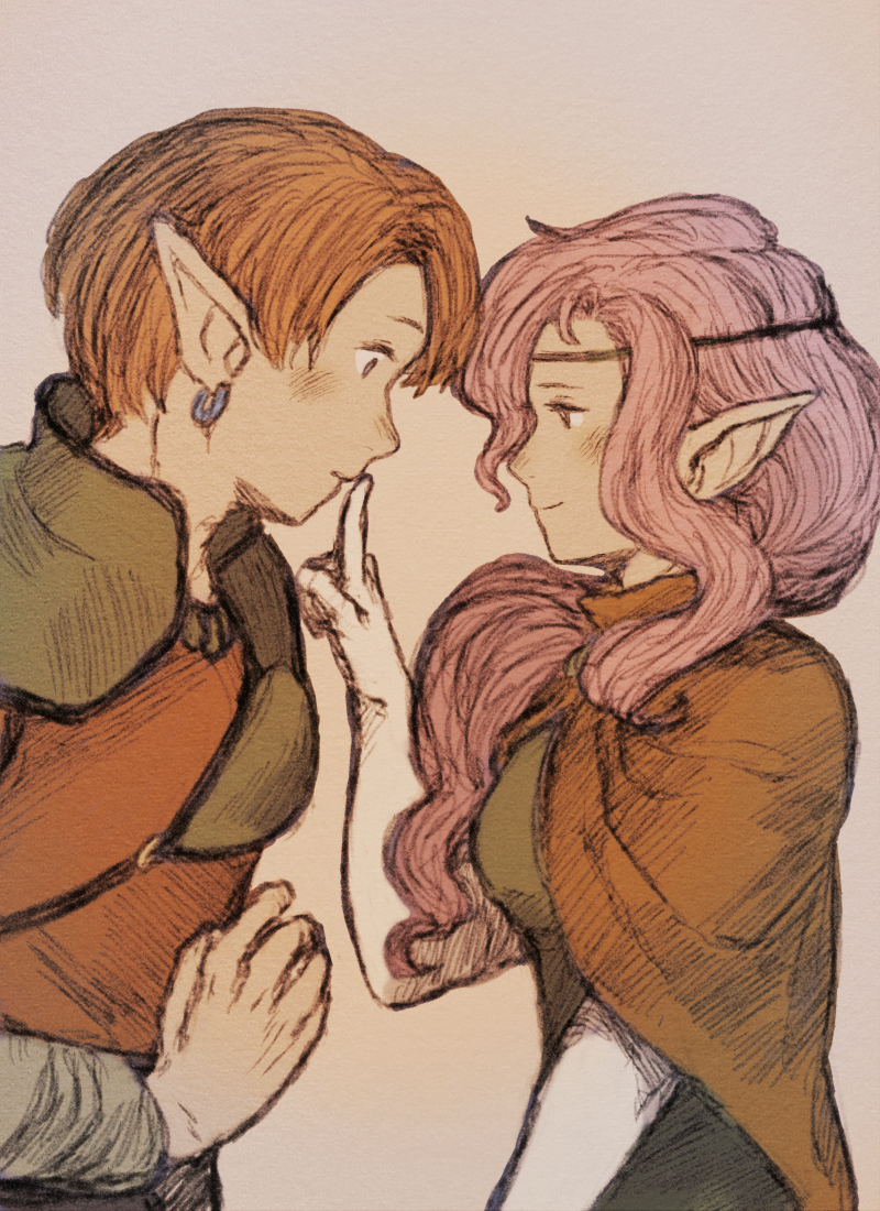sylvina and kirkis (gensou suikoden and 1 more) drawn by maeka_(kumaekake)