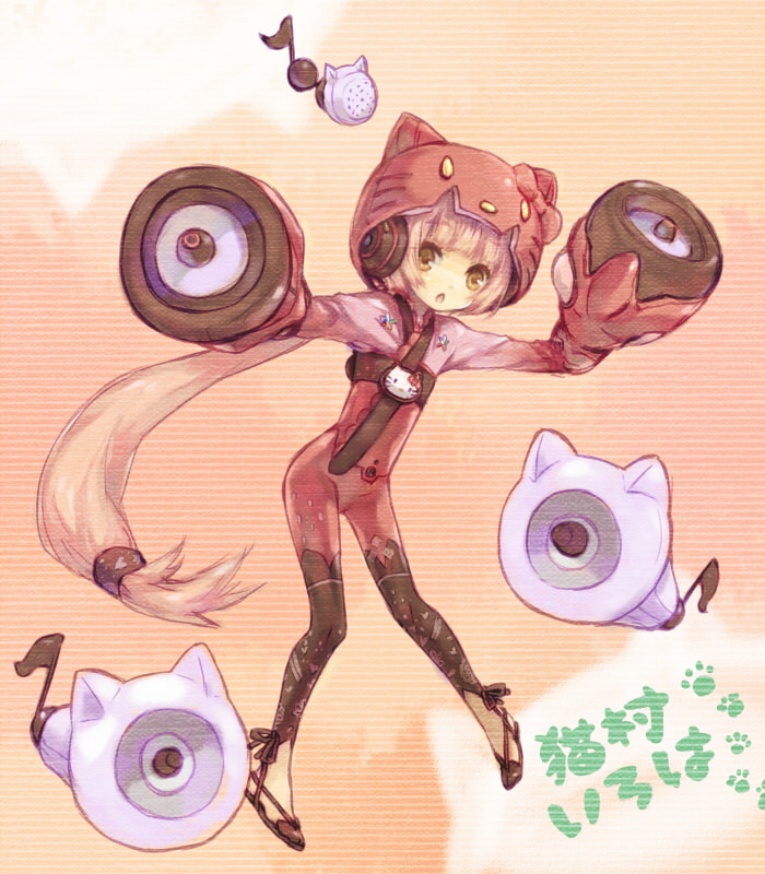 hello kitty and nekomura iroha (vocaloid and 2 more) drawn by ameiro