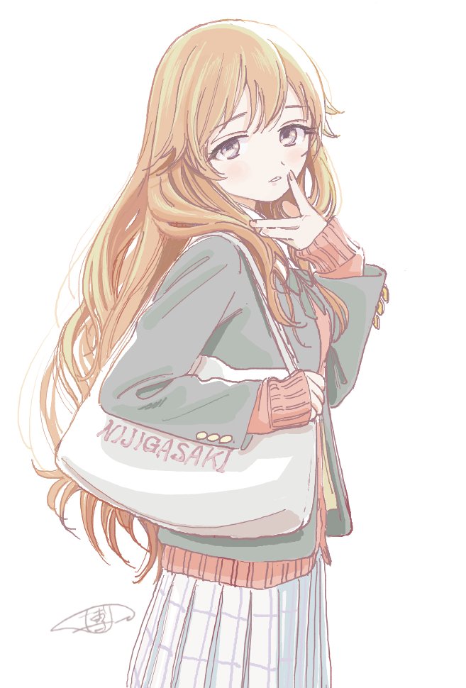 konoe kanata (love live! and 1 more) drawn by hiro_(dismaless)