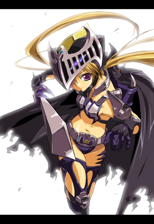 sakuya and kamen rider knight (kamen rider and 2 more)