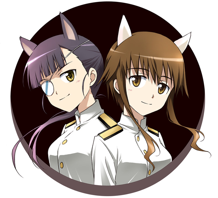 sakamoto mio and takei junko (world witches series and 2 more) drawn by agahari