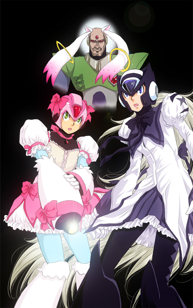 akemi homura, kaname madoka, kyubey, zero, x, and 1 more (mahou shoujo madoka magica and 2 more) drawn by hizo_(repapp)