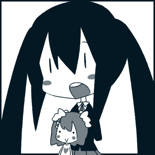 nakano azusa and hirasawa yui (k-on!) drawn by nanana3317