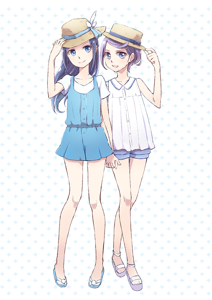 hishikawa rikka and kenzaki makoto (precure and 1 more) drawn by sioagya