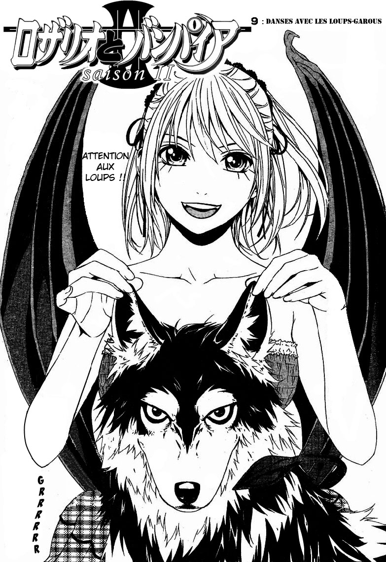 kurono kurumu and morioka ginei (rosario+vampire) drawn by ikeda_akihisa
