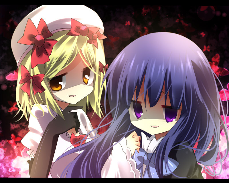 frederica bernkastel and lambdadelta (umineko no naku koro ni) drawn by sakura_(1120sakura)