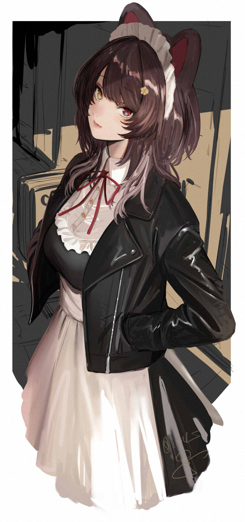 inui toko (nijisanji) drawn by isshiki_(ffmania7)