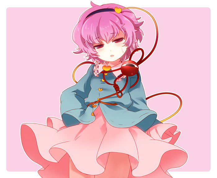komeiji satori (touhou) drawn by chaba_(hortensia)