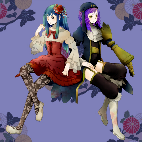 furudo erika and dlanor a. knox (umineko no naku koro ni) drawn by 0930erina
