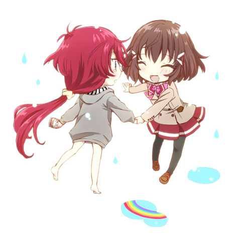 sashinami shouko and renboukouji akira (kakumeiki valvrave) drawn by ruriko_(oyatudaisuki)