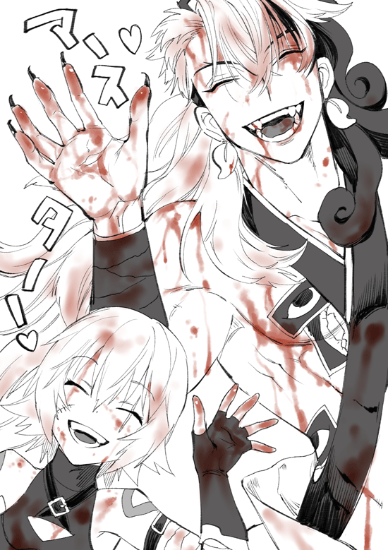 jack the ripper and ashiya douman (fate and 1 more) drawn by 00e_fgo