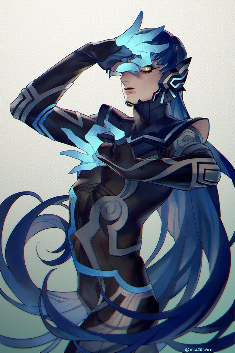 protagonist (shin megami tensei and 1 more) drawn by dearest24