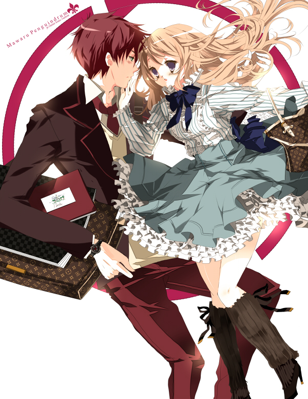 takakura himari and takakura kanba (mawaru penguindrum) drawn by mono_(freerotary)