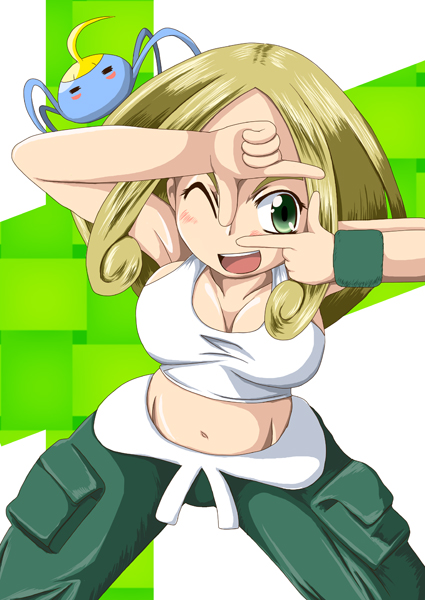 viola and surskit (pokemon and 1 more) drawn by soboro_(jitome_dan)