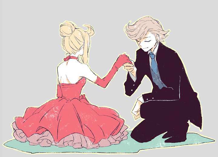 edea lee and ringabel (bravely default and 1 more) drawn by wakaya_hana