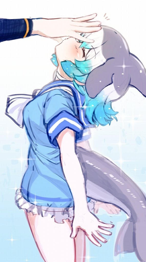 common bottlenose dolphin (kemono friends) drawn by tanaka_kusao