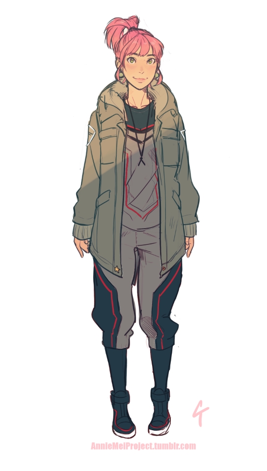 annie mei (original and 1 more) drawn by caleb_thomas