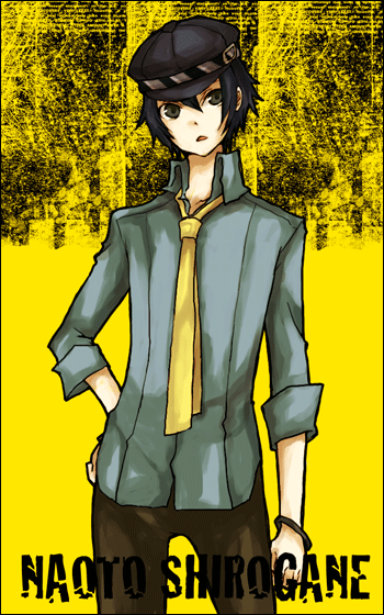 shirogane naoto (persona and 1 more) drawn by buzz_(moi)