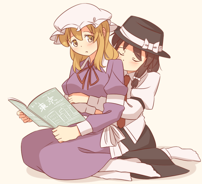 usami renko and maribel hearn (touhou) drawn by unagi_sango
