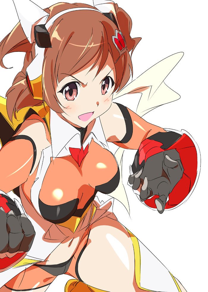 tachibana hibiki and aijou karen (senki zesshou symphogear and 1 more) drawn by umanosuke