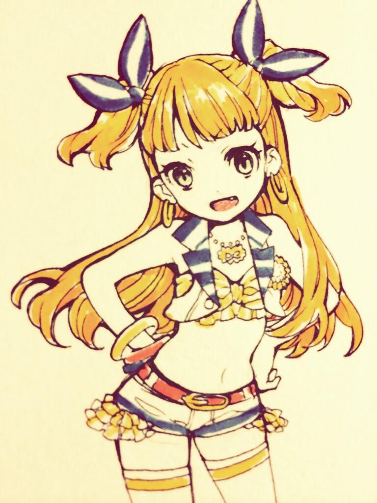 jougasaki rika (idolmaster and 1 more) drawn by gacho_p