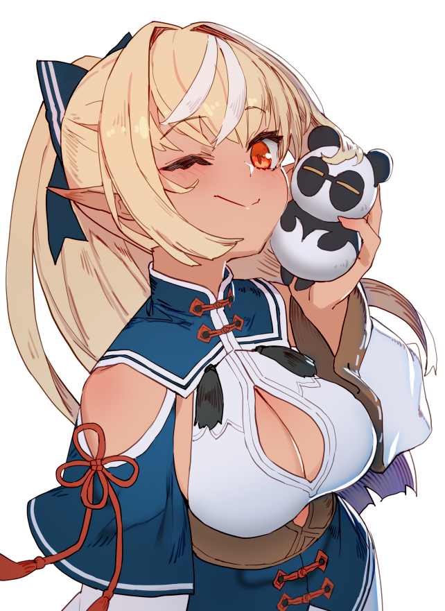 shiranui flare and kintsuba (hololive) drawn by izumi_sai