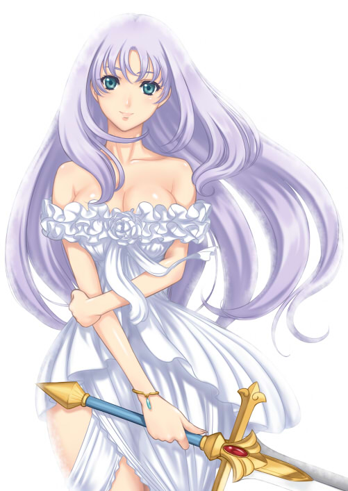 annelotte and knight princess annelotte (queen's blade and 1 more) drawn by eiwa