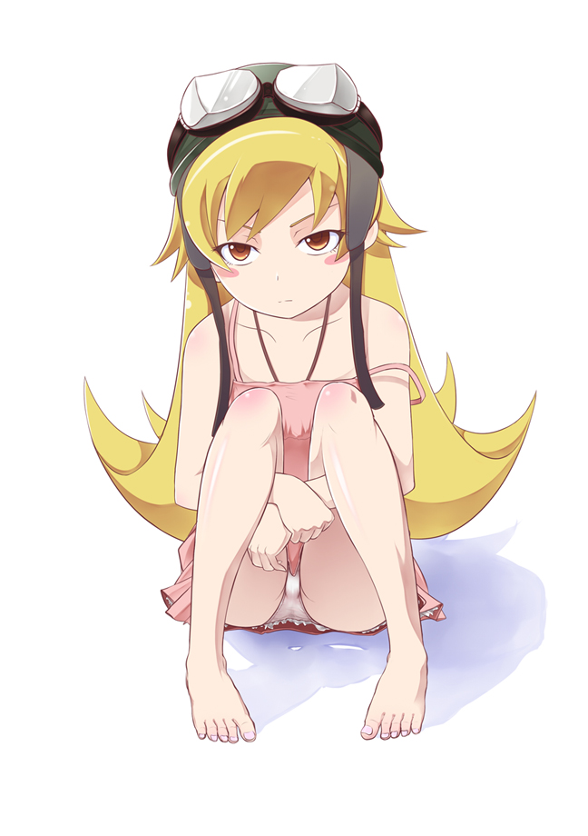 oshino shinobu (monogatari and 1 more) drawn by ogata_sai