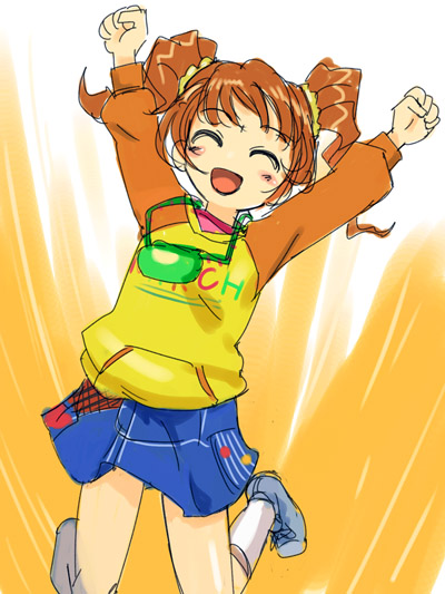 takatsuki yayoi (idolmaster and 1 more) drawn by michael_f91