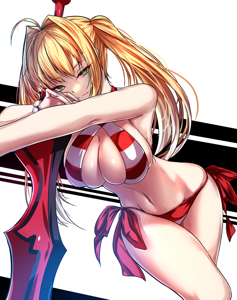 nero claudius (fate and 1 more) drawn by akeyama_kitsune