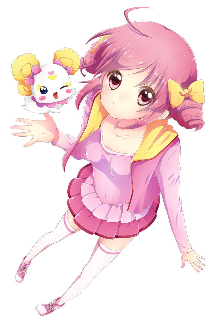 hoshizora miyuki and candy (precure and 1 more) drawn by kuune_rin