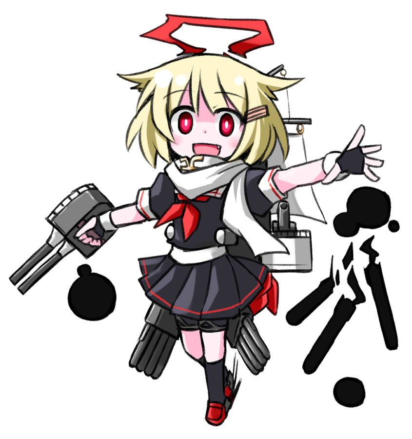 rumia, yuudachi, and yuudachi kai ni (touhou and 1 more) drawn by kugelschreiber