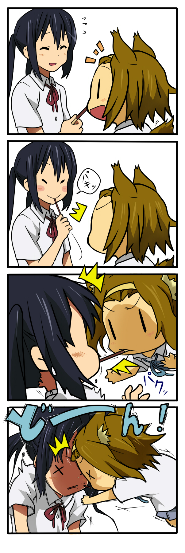 nakano azusa and tainaka ritsu (k-on!) drawn by suan_ringo