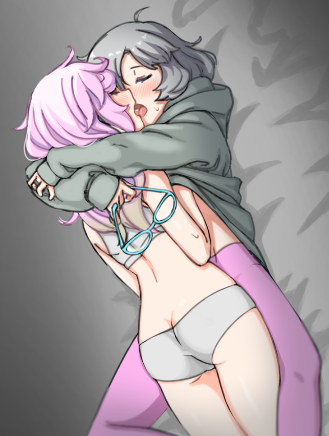 miwa mitsune and kazari jun (mahou shoujo madoka magica and 1 more) drawn by toukotsu_(gharne5)