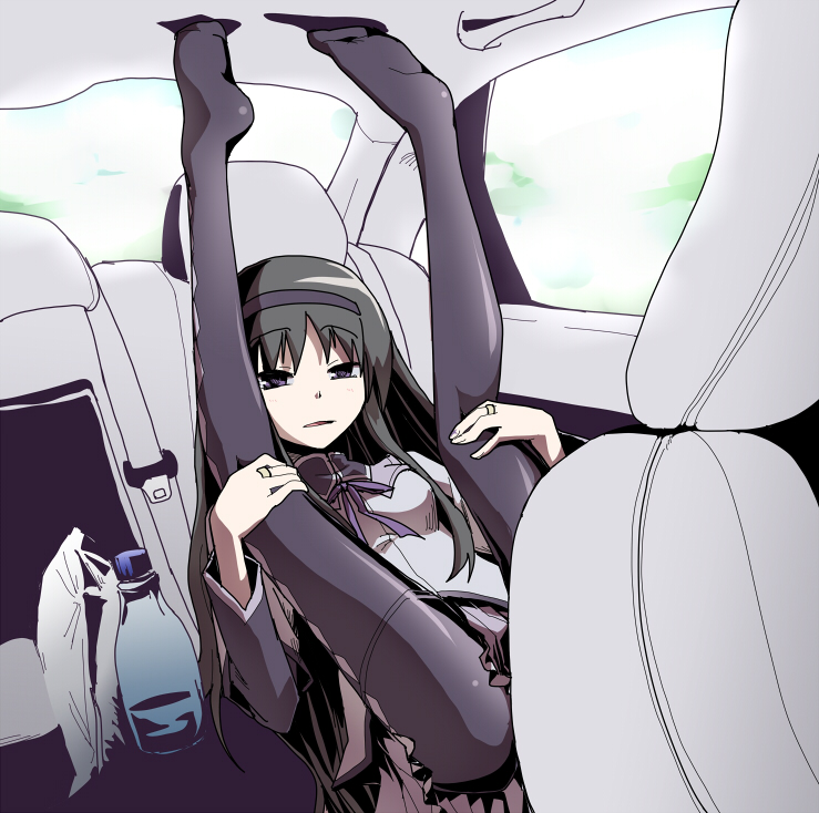 akemi homura (mahou shoujo madoka magica and 1 more) drawn by yuugo_(atmosphere)