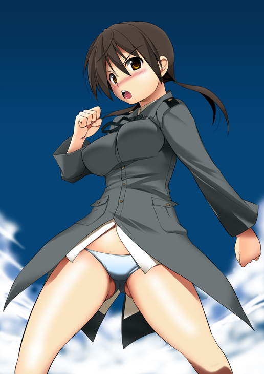 gertrud barkhorn (world witches series and 1 more) drawn by tanabe_(studio_tiamat)