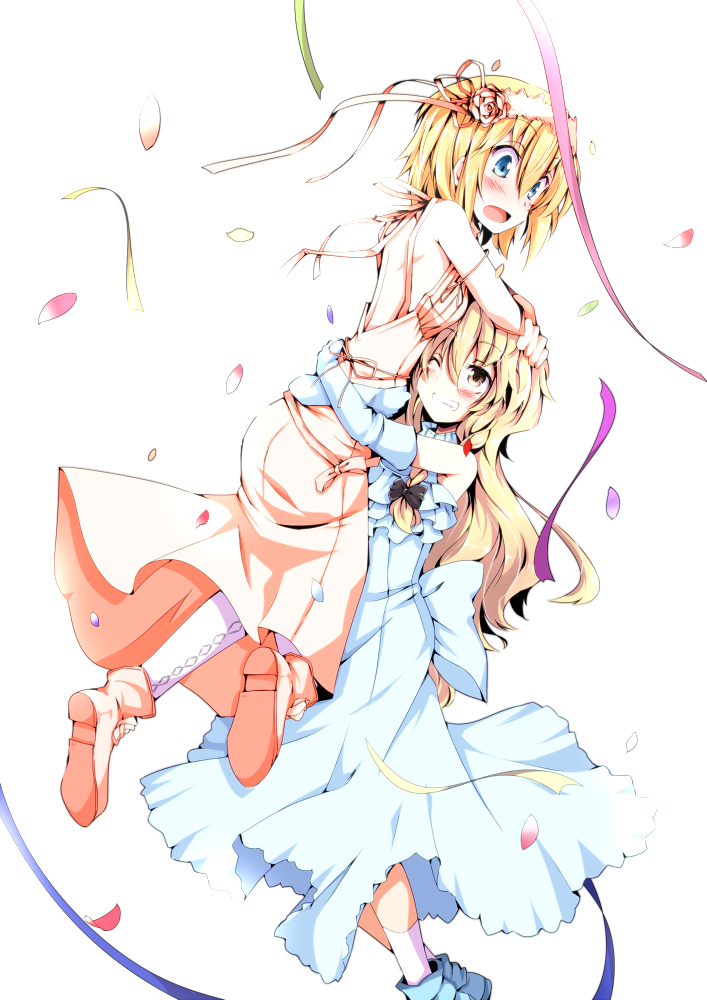 kirisame marisa and alice margatroid (touhou) drawn by chata_maru_(irori_sabou)