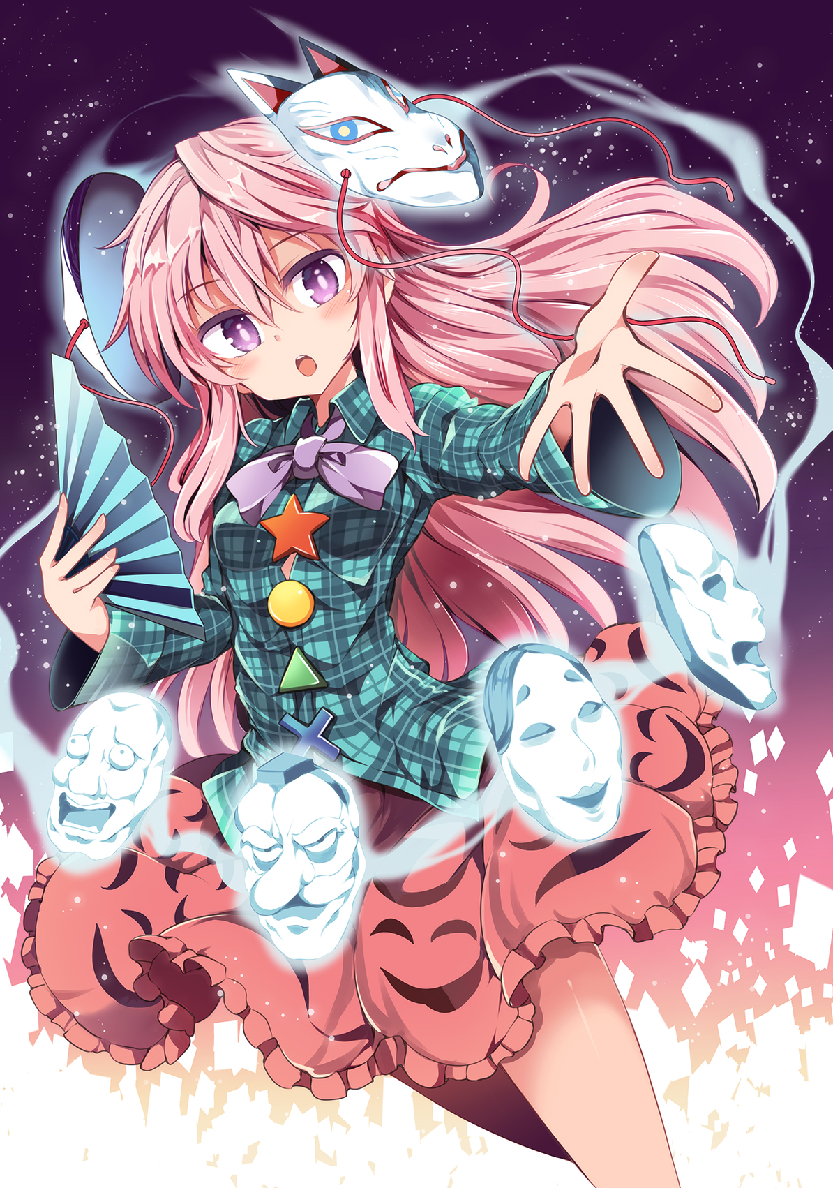 Hata No Kokoro Touhou Drawn By Maturiuta Sorato Danbooru
