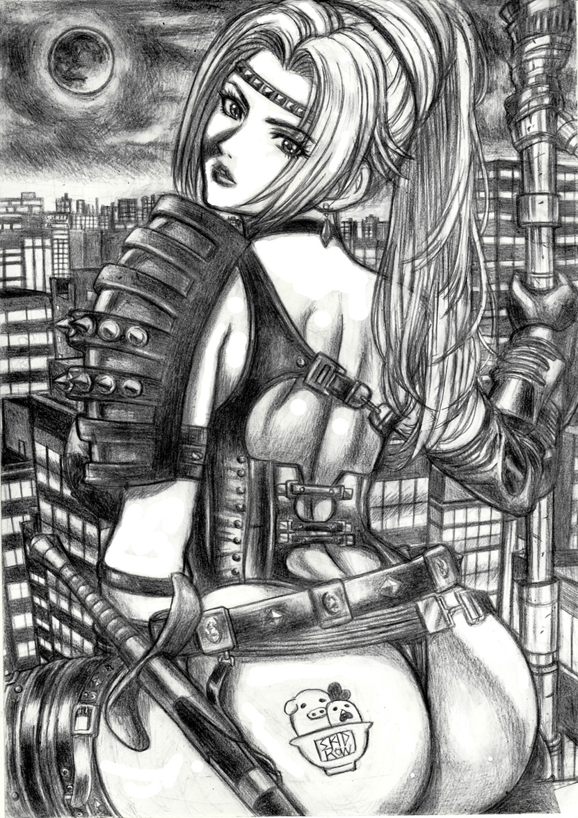 rachel (dead or alive and 2 more) drawn by skidrow