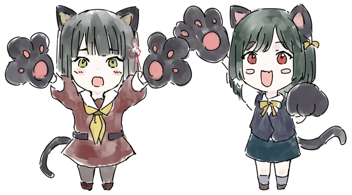momose ginko and mifune shioriko (love live! and 2 more) drawn by yoruneko_yashiro