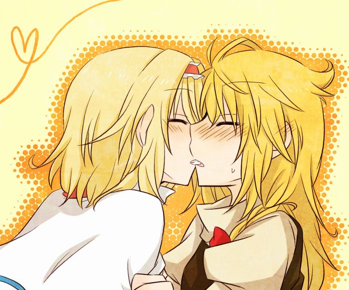 kirisame marisa and alice margatroid (touhou) drawn by yuuta_(monochrome)