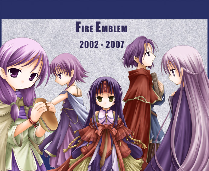 sophia, sanaki kirsch altina, lute, ilyana, and erk (fire emblem and 4 more) drawn by tenmaru