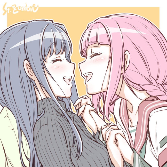 tamaki iroha and nanami yachiyo (mahou shoujo madoka magica and 1 more) drawn by studiozombie
