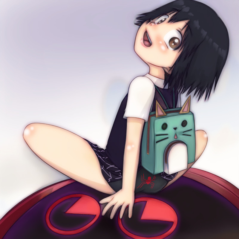 peni parker and sp//dr (marvel and 3 more) drawn by t_jiroo_(ringofriend)