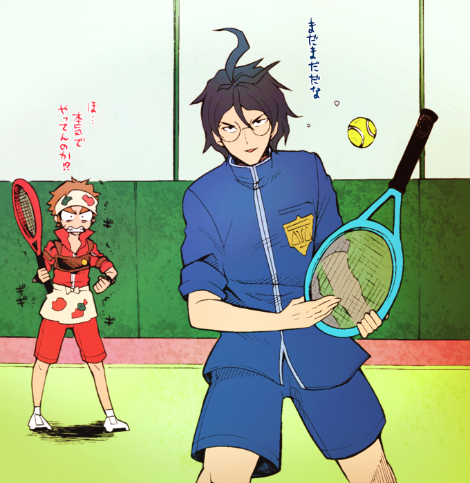 hugh o'conner and robin newman (ace attorney and 1 more) drawn by minashirazu