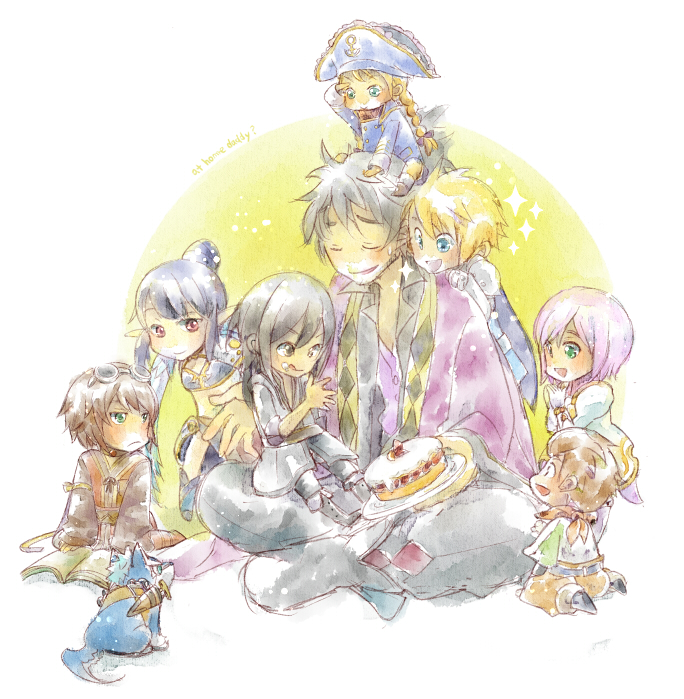 yuri lowell, estellise sidos heurassein, rita mordio, judith, raven, and 4 more (tales of and 1 more) drawn by yoru_(yumidj9)