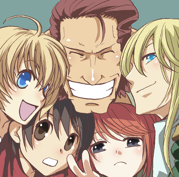 eris, leucos, hero, shukion, and self-proclaimed heracles (heracles no eikou and 1 more) drawn by pokapin_(kuehnel)